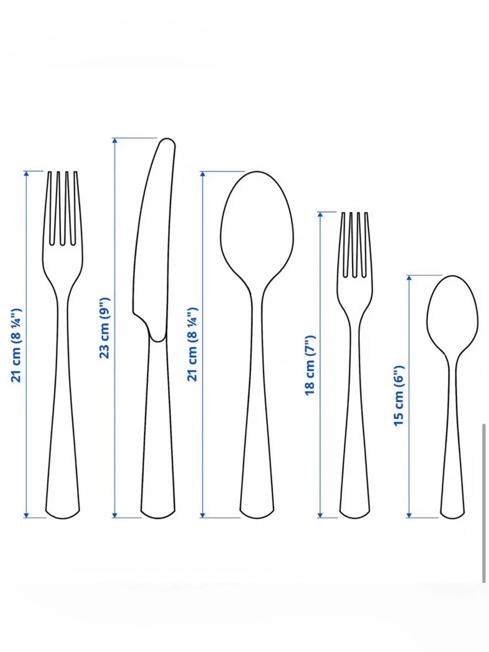 IKEA SEDLIG 20-Piece Flatware Set Stainless Steel Ehlén Johansson 201.553.12